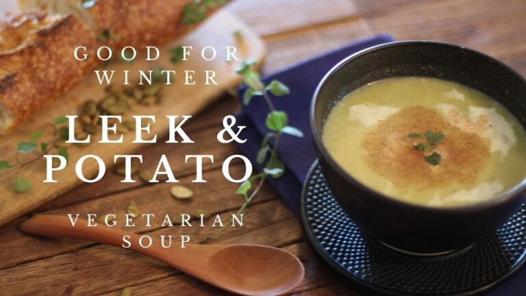 【スープ】冬に体がほっこり温まるネギとポテトのベジタリアンスープの作り方♪ お勧めのオーガニックレシピ♪