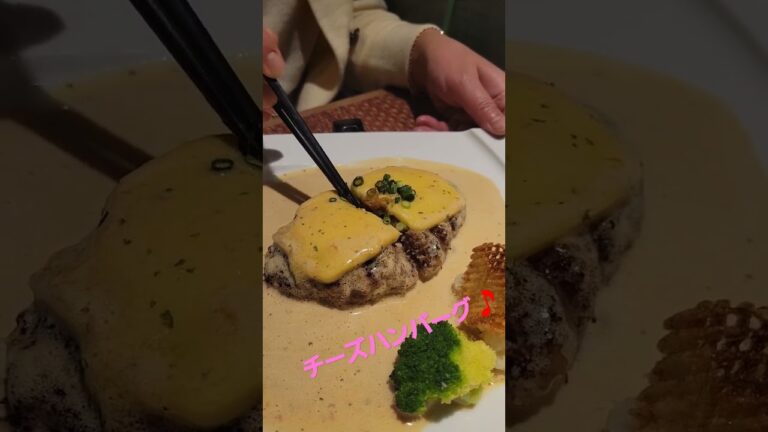 チーズハンバーグ🎵