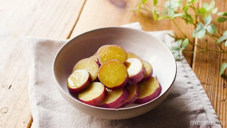 秋の定番和食。さつまいもの甘煮