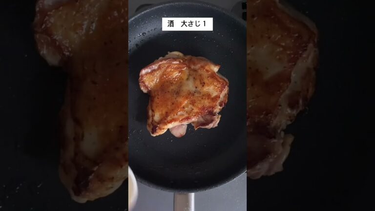 皮パリ！中ジューシー！ガリバタ醤油のチキンソテー