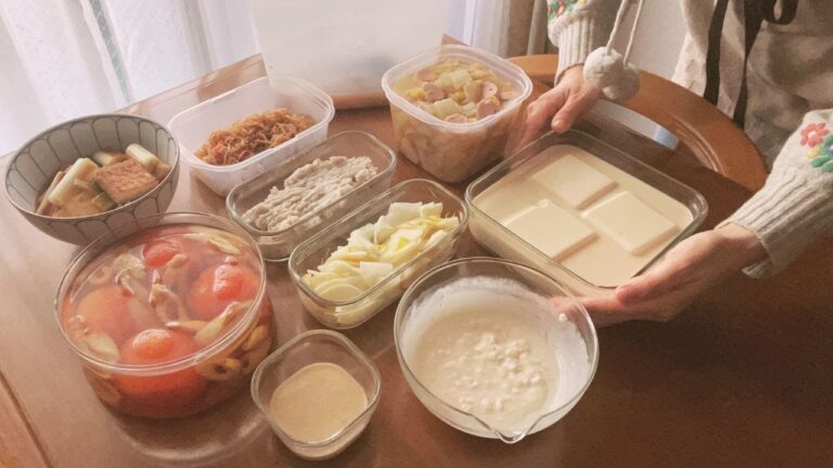 【１０品】体調を整える１週間分の和食作り置き【簡単レシピ】