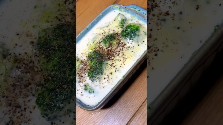 レンジだけで出来る、ブロッコリーの1番美味しい調理法　#レシピ  #レンジ飯  #ブロッコリー