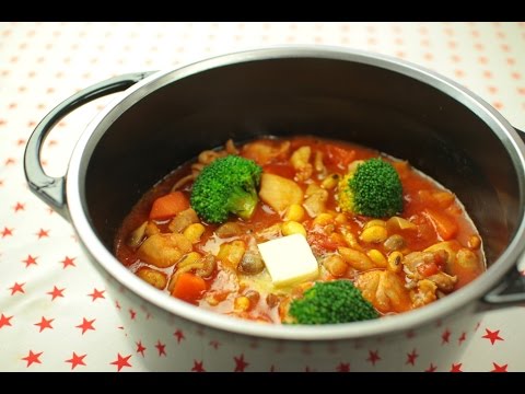 お豆の五目トマト煮込み