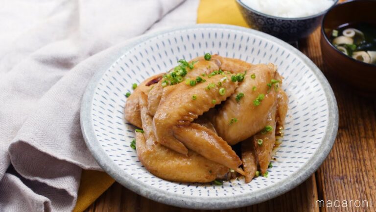 焼肉のたれで！手羽先のレンジ煮【調味料1つレシピ】