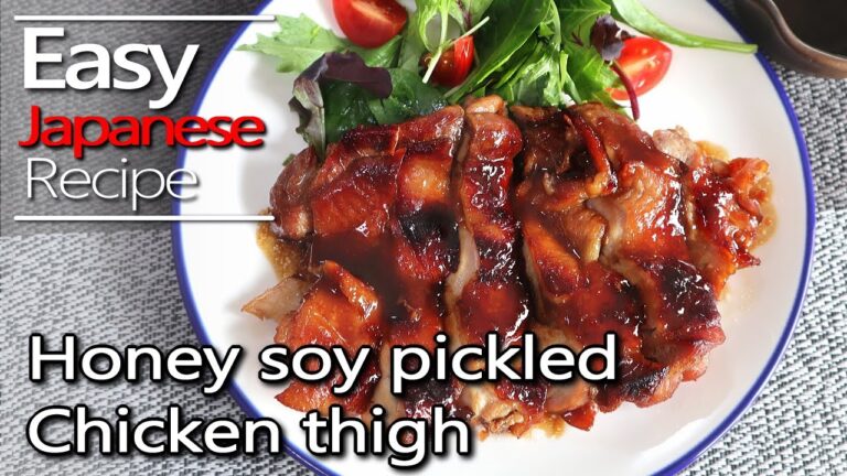 How to make Honey soy pickled chicken thigh recipe.(Please for Christmas)鶏もも肉の蜂蜜醤油漬けの作り方(レシピ)