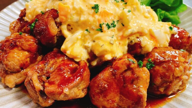 本当に豚こま？って思うくらい超時短で超バカ旨っ♪『絶品 ミートボール南蛮』の作り方