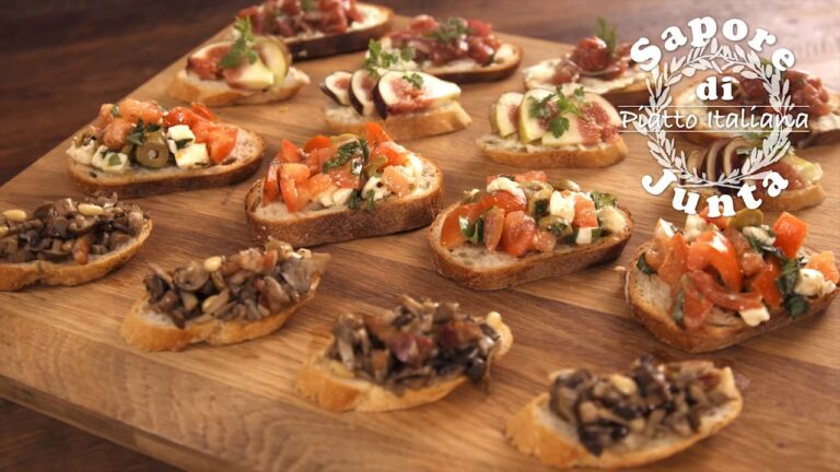 4種のブルスケッタ (4 kinds of assorted Bruschetta) | Sapore di Junta
