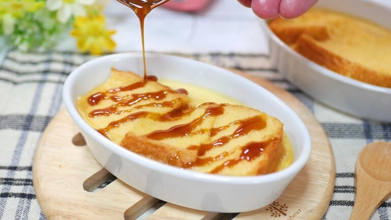 おうちにあるもので簡単に出来るふわとろ食感のパンプディング