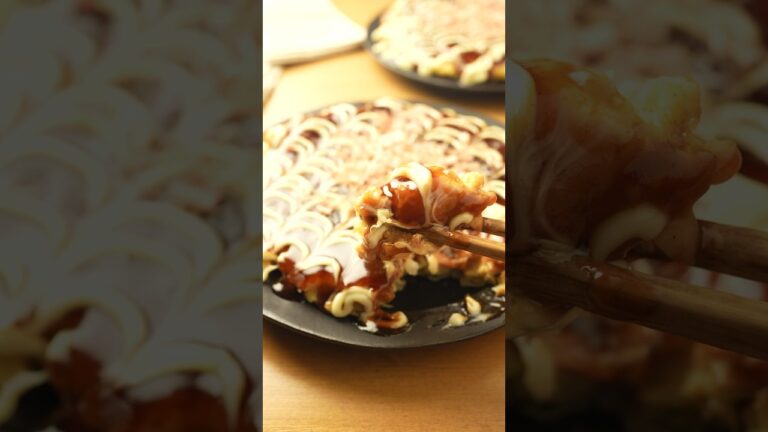 彼に大喜びされた！旨みが濃厚な【チーズお好み焼き】 #レシピ #夕飯 #晩ごはん