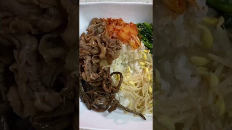 #shorts 野菜たっぷりビビンバ #料理 #美味しい #簡単