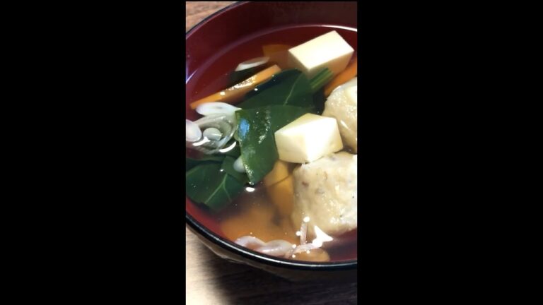 【業務スーパーレシピ】いわしごぼうのつみれ汁 #shorts