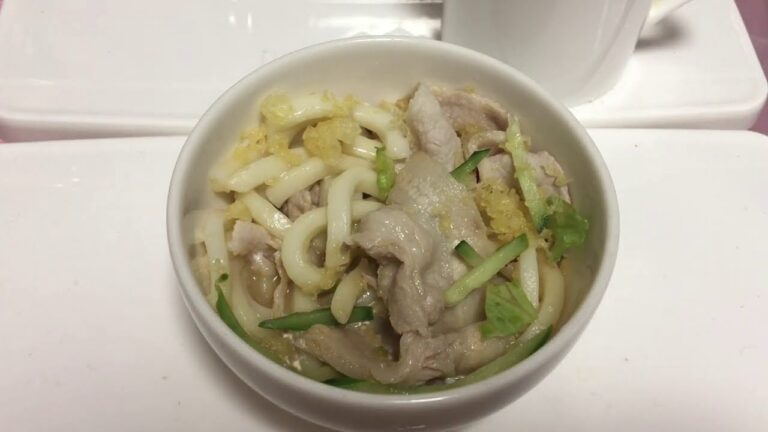 冷しゃぶサラダうどん( ◠‿◠ )簡単作り方紹介【あきねねちゃんねる】