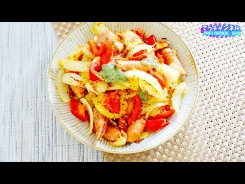 【熟年離婚した男の料理】ウインナーとポテトのカリカリマスタード和え