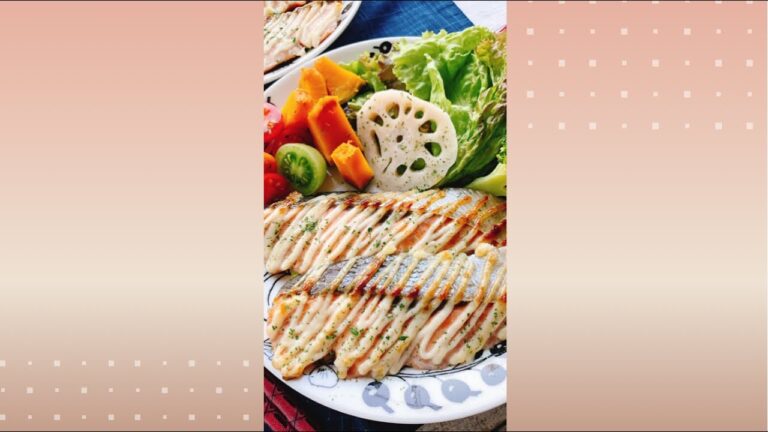 トースターで【サーモンのマヨネーズ焼き】Grilled Salmon With Mayonnaise.