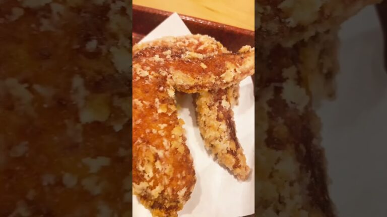手羽先の唐揚げが美味しすぎ❣️