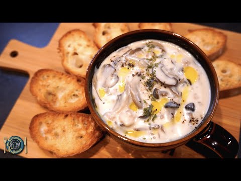 【濃厚きのこクリームスープ】旨味が凝縮された最高のスープ【トロトロ】