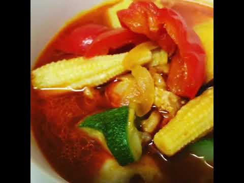 チキンと野菜のスープカレー