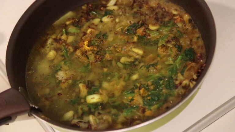 ほうれん草のスープスパイスカレー
