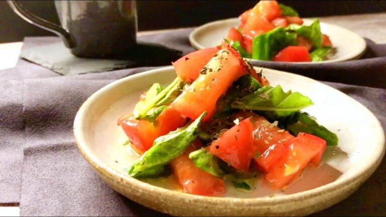 Tomato and Basil Salad / トマトとバジルのサラダ