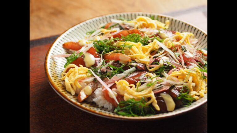 漬けブリの海鮮ちらし寿司