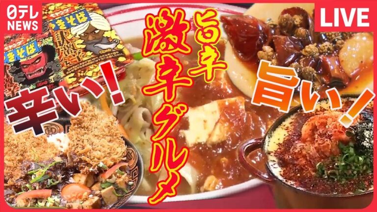 【辛いものまとめ】尋常じゃない辛さの台湾ラーメン /”最強に辛い”焼きそば/真っ赤なロースカツ  など （日テレNEWS LIVE）