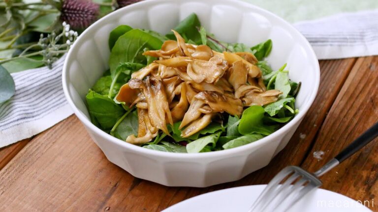 【焼きまいたけのサラダ】舞茸の香りが食欲そそる！和食にも洋食にもおすすめ♪｜macaroni（マカロニ）