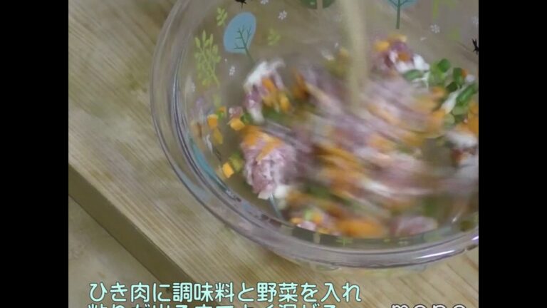 高野豆腐の肉詰め