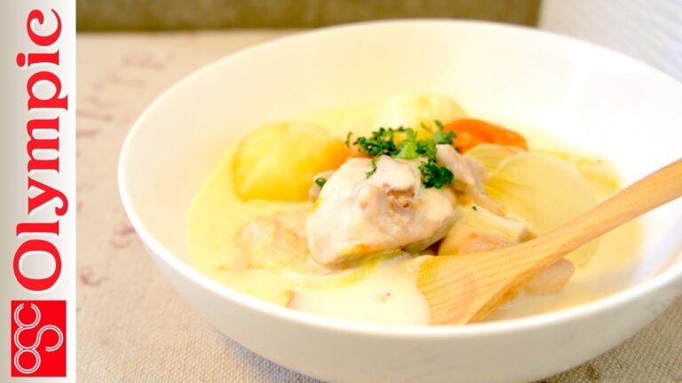 オリンピックの超簡単レシピ　クリームシチューの作り方