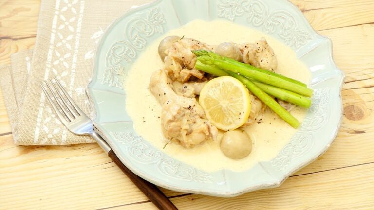 ハーブ香るチキンのレモンクリーム煮
