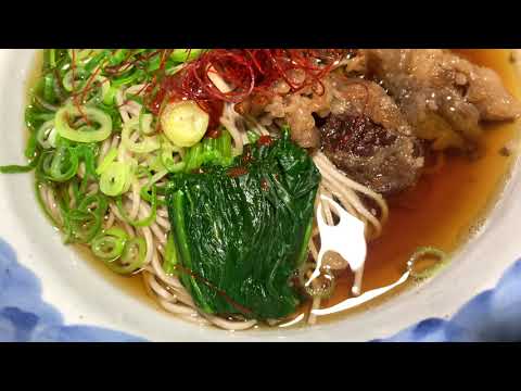 【牛すじ】で【そば】やってみました（卯月製麺）（今日のごはん）
