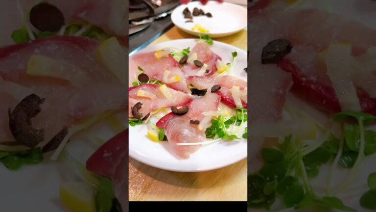 ブリのカルパッチョ