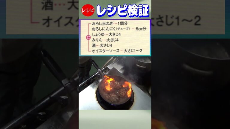 和風ハンバーグ【後編】【主婦必見】人気の料理本のレシピで作ってみました。＃和風ハンバーグ、＃簡単、＃short、＃レシピ