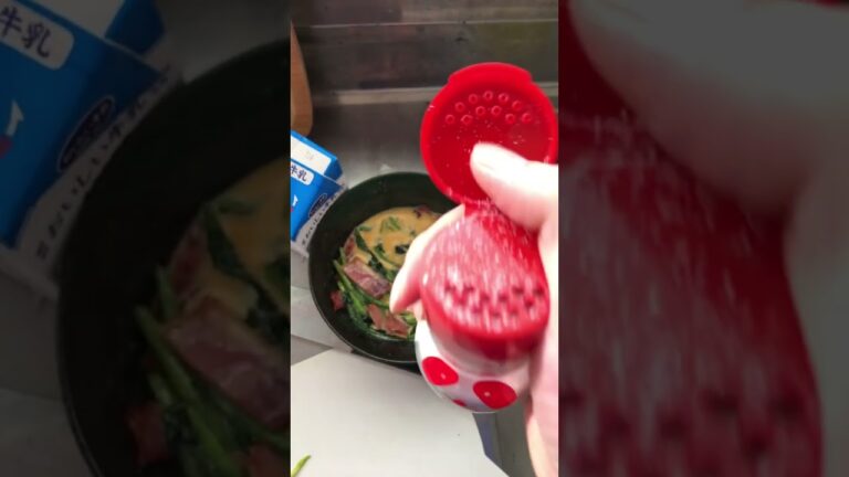 ローテンションで作るほうれん草とベーコンのキッシュ