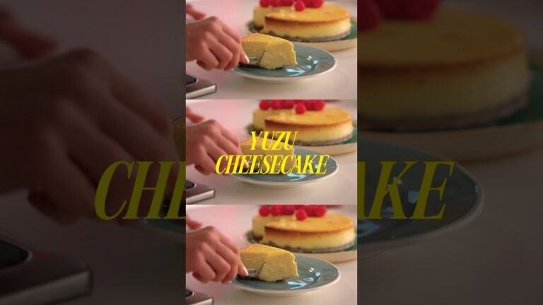Yuzu Cheesecake 🍋🍰🩷🍁 #sensational #yuzu #cheesecake
