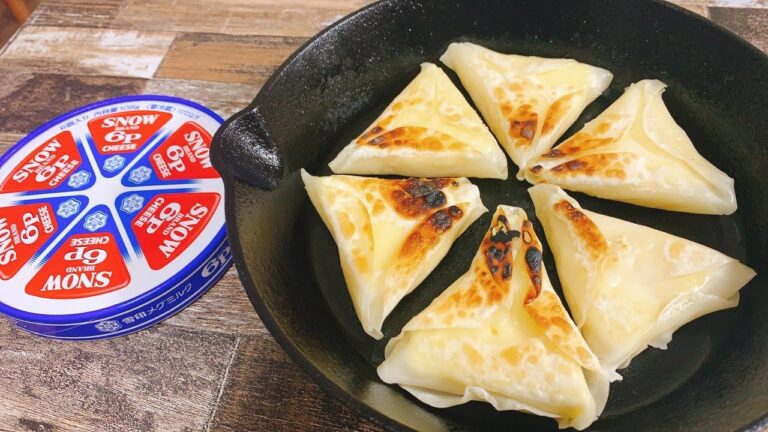 【巻いて焼くだけ！】6Pチーズの餃子の皮巻き#shorts