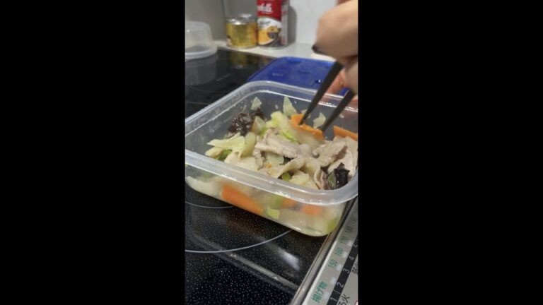 【社会人の夕食】豚と野菜の塩麹