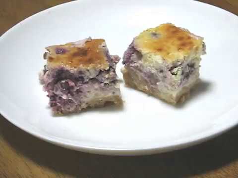 （再アップ）　オーブントースターで焼くブルーベリーのチーズケーキ