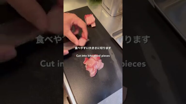 おうちでコストコのブリポキを再現してみた　I tried to reproduce Costco's Buri Poki at home#shorts