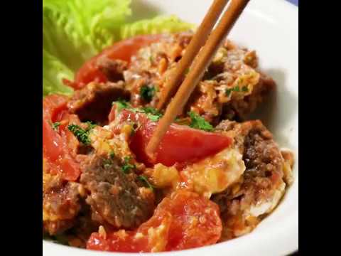 うま味をしっかり閉じ込めたふんわり卵 ひき肉とトマトの卵炒め ｜ moguna[モグナ]