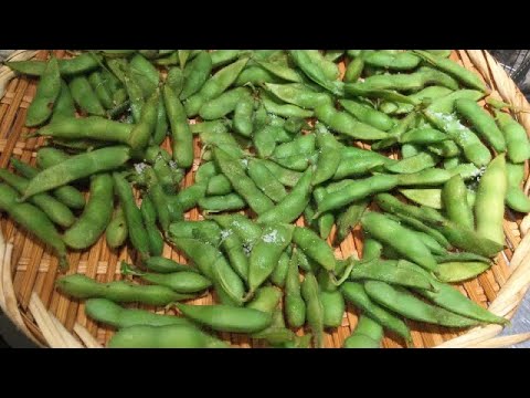 新潟のおばあちゃんの枝豆の茹でかた😏(お水から茹でます❣️)