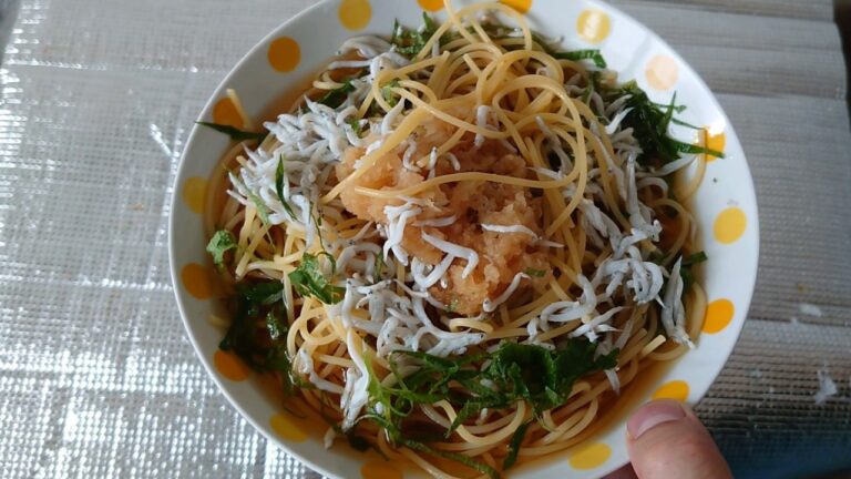【裏メニュー】賄いパスタ作った俺〜しらすとおろしの和風スパ〜