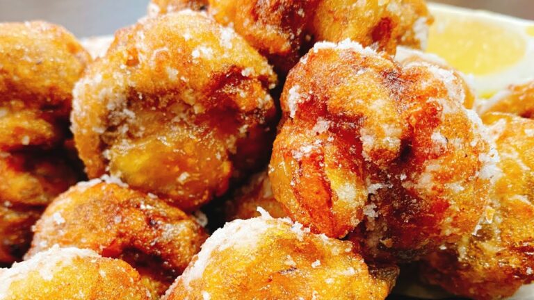 『絶品おつまみ』最後の動画です。マジで旨すぎる！サックサク♪『やみつきフライドマッシュルーム』Crispy Fried Mushrooms　튀긴버섯　炒蘑菇　低糖質／ダイエット　먹방　モッパン　唐揚げ