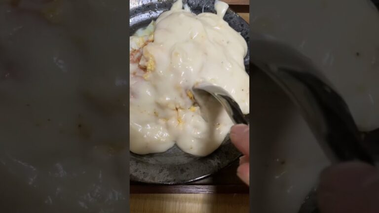 10秒クリームソースオムライス