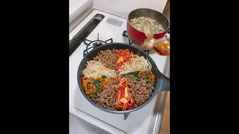 【フライパンで】ビビンバ