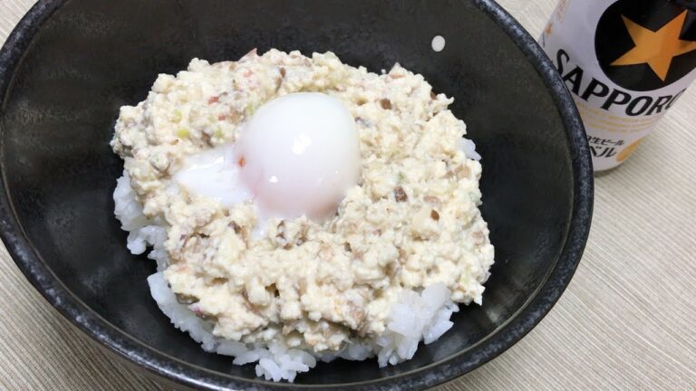 【タモリレシピ】#1「豆腐丼」