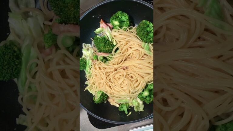 琴どらクッキング vol.11  春キャベツとベーコンとブロッコリーのパスタ