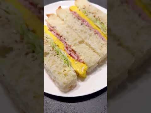 【ダイエット中でもパンが食べたい！】とりあえずこれ作って食っとけ。ハムたまごカンパーニュサンド！