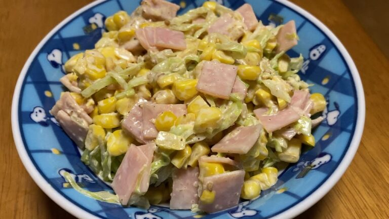 【料理log】「ごまたっぷり和風コールスロー」作りました