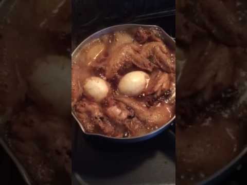 【料理】手羽のコーラ煮に挑戦