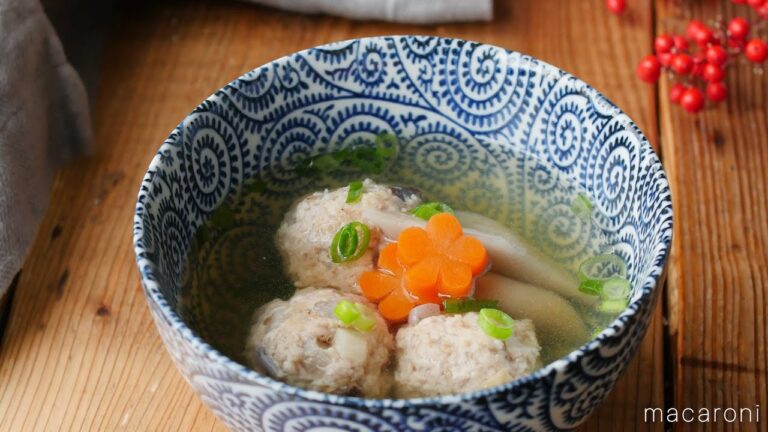 【おせちリメイク】食べごたえ抜群！ お煮しめ鶏団子スープ